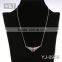 multi chain circle nature stone titanic crystal heart pendant charm necklace jewelry