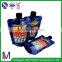 2016 alibaba china plastic liquid packaging bags , stand up spout pouch