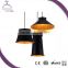 modern hanging black E27 pendant lamp