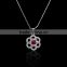 Wholesale Jewelry Manufacturer China, Flower Shape Design Cubic Zircon Stones Dubai Custom Jewelry Set