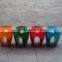 plastic flower pot is colorful railing flower pot