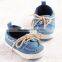 Hot selling fashional cheap anti-slip canvas baby shoes