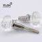 Polished Nickel Finish Diamond Crystal Glass Door Handle