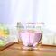 Handmade high borosilicate glassware 300ml double wall glass cup N6025