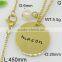 Charming round and pearl indian style gold plating necklace