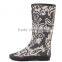 Fashion over knee rubber boots sexy ladies rubber rain boots for women