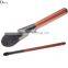 Angled Cosmetic Eye Brow Brush with Different colors Wood Handle Eyeshadow Makeup Brush