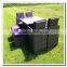 Audu Miami Purple Outdoor Garden Rattan Dining Set