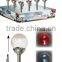 Stainless steel colour changing Solar Crackle globle glass ball lawn Light yard Path Light Solar lamp Solar LED Light