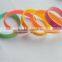 2016 hot sale personalized printed silicone bracelets with QR code for promotional gift