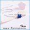 Best S925 Sterling Silver Druzy Cabochons Necklace Heart 8mm Natural Drusy Agate Stone Pendants