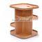 Low moq low price wholesale wooden 360 degree rotate dresser