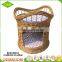 Custom eco-friendly material pure handmade comfortable rattan indoor wicker cat house or pet basket
