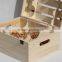 Two layers of six bottles wooden boxes