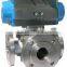 316 stainless steel DN15-DN100 flanged Pneumatic ball valve
