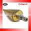 4-20mm HSS Hex Shank TiN Coated Step Drill