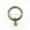 Silent Antique Brass Plated Curtain Metal Rod Ring Loose Eyelet Inside Diameter 35mm - 4 Colors