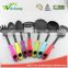 WCJ321A Premium Nylon utensils SLOTTED SPOON Cooking Utensil Gadgets Set with Storage Stand (Multi-color)