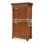 Furniture For Bed Room,Cabinet Solid Wood Mahogany 2 Doors With Shelves and Drawers Inside