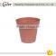 wholesale colorful rice husk biodegradable garden pot bamboo fiber flowerpot