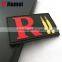 Big china factory made clothing silicone pvc custom 3d sticker label