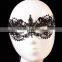 Elegant checp black masquerade lace eye mask M5101