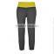 high waist contrast waistband leggings with reflective printing