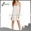 Sinslet Dress for Women Plain White Dress With Lace Back