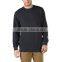Side Sleeve Crew Neck Sweatshirt Customize 100% Cotton Plush Fleece Long Tee Pullover Sweatshirt With Printed Graphic