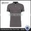 MGOO Fast Production Grey Plain Basic T shirts Mens Solid Plain Polo Ribbed Neck