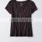 MGOO OEM Service Sexy Triangle Deep Neck Crop Top Women Classic Fit 95% Cotton 5% Spandex Tank Top