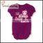 fashion baby girls purple owl print baby bodysuits for 3-24Months