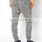 man heathered gray slim fit sweat pants