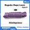Dark Purple Regular Rope Plain Shoelaces - Bright Color Yeezy Laces - Hikers Plain Rope Laces With Transparent Tips