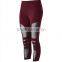 high waist Ladies Mesh Cropped Legging Women Custom Yoga Pants new mix leggings wholesale