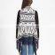 women's custom korean style sweater of knitting pattern vest cardigan