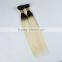  wholesale hair product two tone ombre colored hair weave bundles