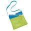 Children's beach toys quick collection bag sands away net bag beach treasures bag for kids