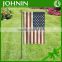 JOHNIN custom design sublimation printed USA market cloth 100% poly garden flag
