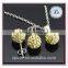 XP-JS-0208 ACTORY PRICE teartrop Bijoux rhinestone jewelry set in latest design