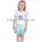 Wholesale blank baby clothes toddler summer pants girls icing ruffle shorts