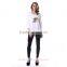 Custom made top grade poly/cotton ladies t-shirt printing