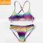 Professional Swimwear Color Changing Swimwear Printing Cross Back Swimsuits