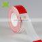 red and white scratch resistant waterproof reflective tape for car