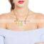Tassel Colorful Ethnic Chunky Bib Pendant Chains Jewelry Necklace