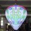 2017 new dasign hanging out of shape scrawl balloon with LED light for sale