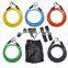 11pcs Latex Resistance Tube Band Kit with door anchor and foam handle