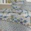 Flower printed flannel fleece bed sheet set, fleece bed covers
