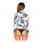 Wholesale design your own hot sexy printed custom rash guard for women