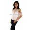 Satin peach party wear top for girls